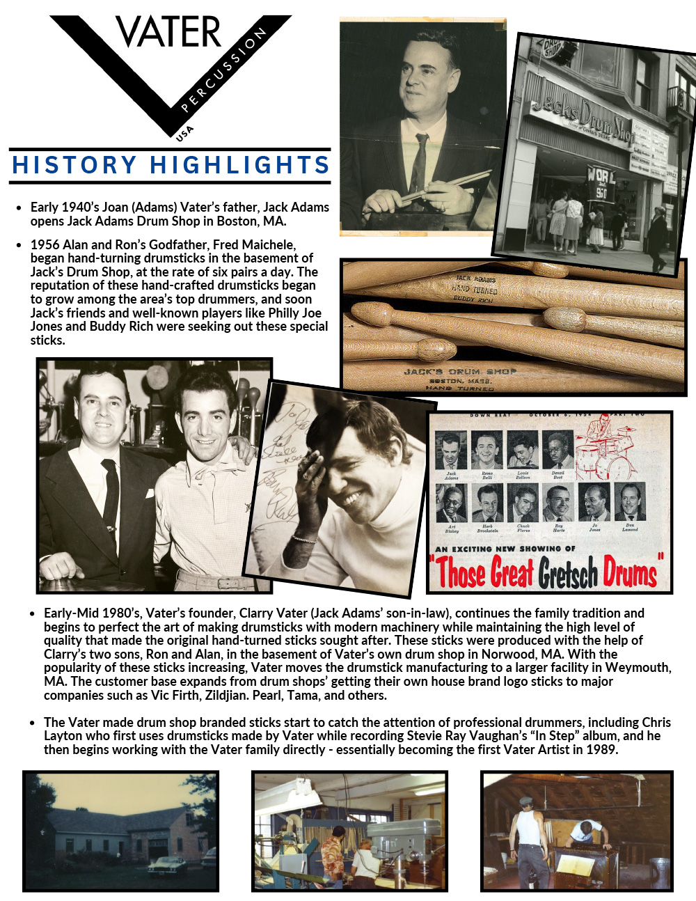 Historia firmy Vater