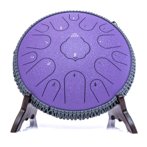 Pure Tongue Drum Lotus 14" 15 tonów (D-Dur) LAVENDER