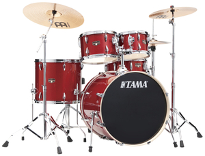 Tama Imperialstar na 22" IP52H6WBRM Burnt Red Mist + Talerze Meinl