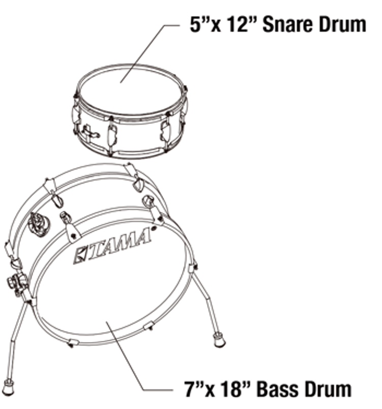Tama Club Jam Mini Basic Kit (Aqua Blue)