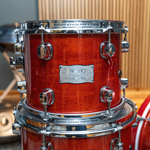 Perkusja Mapex Saturn 10 12 14 20 w kolorze Transparent Cherry (UŻYWANA PERKUSJA Z GWARANCJĄ)