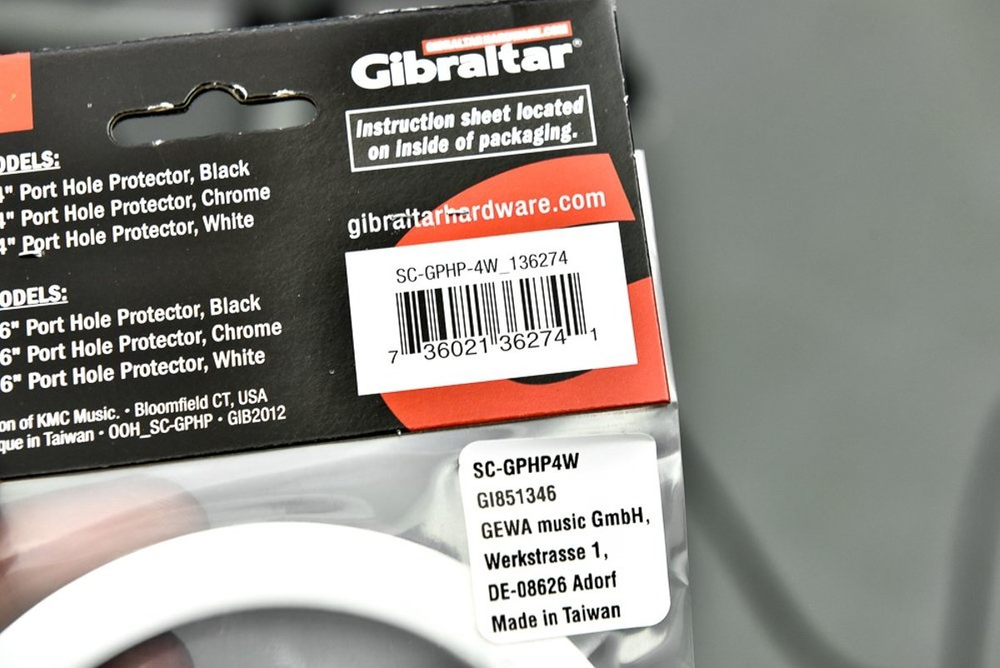 Gibraltar Port Hole 4" White