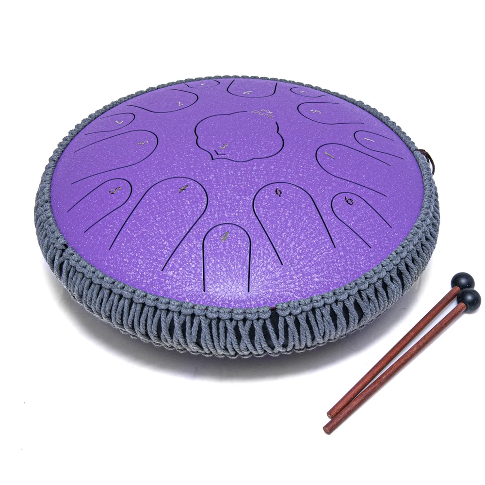 Pure Tongue Drum Lotus 14" 15 tonów (D-Dur) LAVENDER