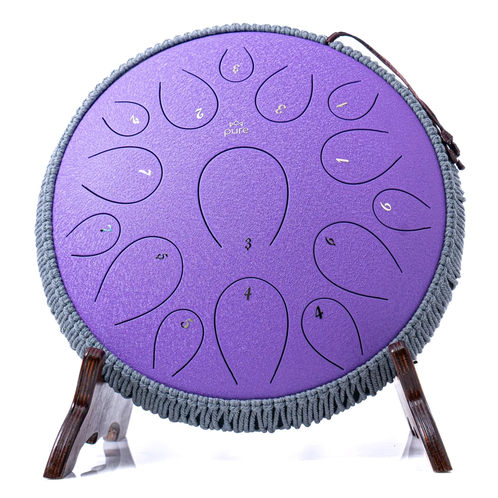 Pure Tongue Drum Pro 14" 15 tonów (C-Dur) LAVENDER