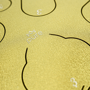 Pure Tongue Drum Lotus 14" 15 tonów (D-Dur) GOLD