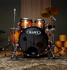 [SPRZEDANE] Perkusja Mapex Saturn 10 12 16 22 w kolorze Sienna Burst (UŻYWANA PERKUSJA Z GWARANCJĄ)