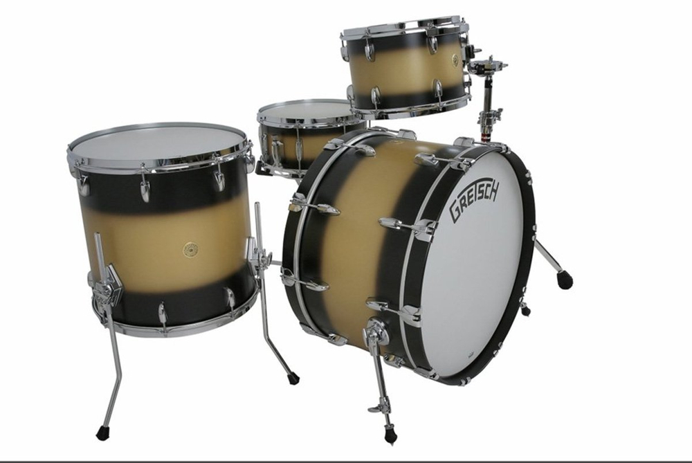 Gretsch Broadkaster Classic Hardware 24 + werbel kolor Gold Dusk