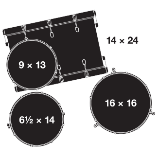 Gretsch Catalina Club Rock 24 (Bronze Sparkle)