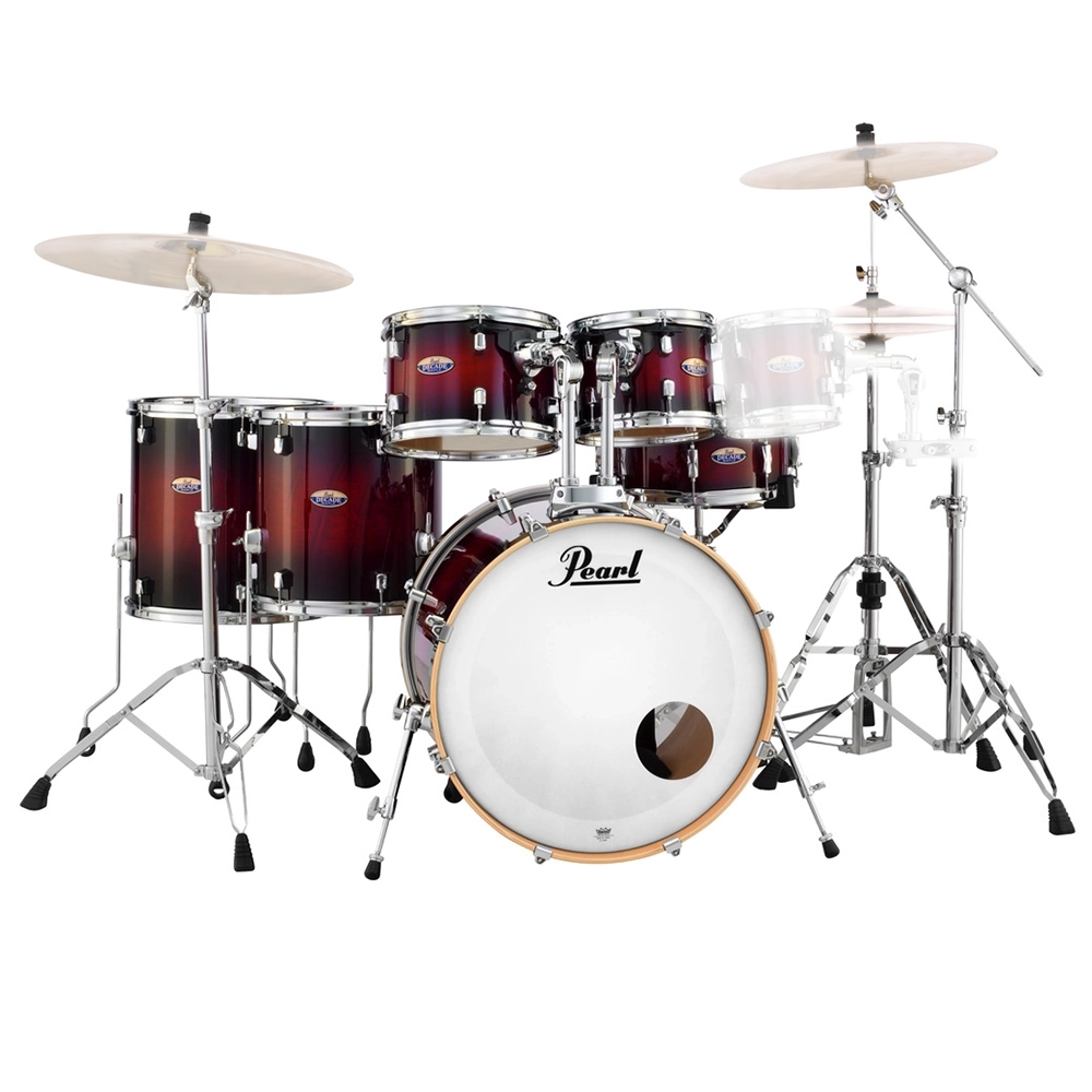 Pearl Decade Maple 22 (Gloss Deep Red) + Floor Tom 14