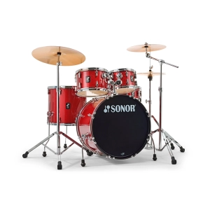 SONOR AQX Stage Red Moon Sparkle + hardware