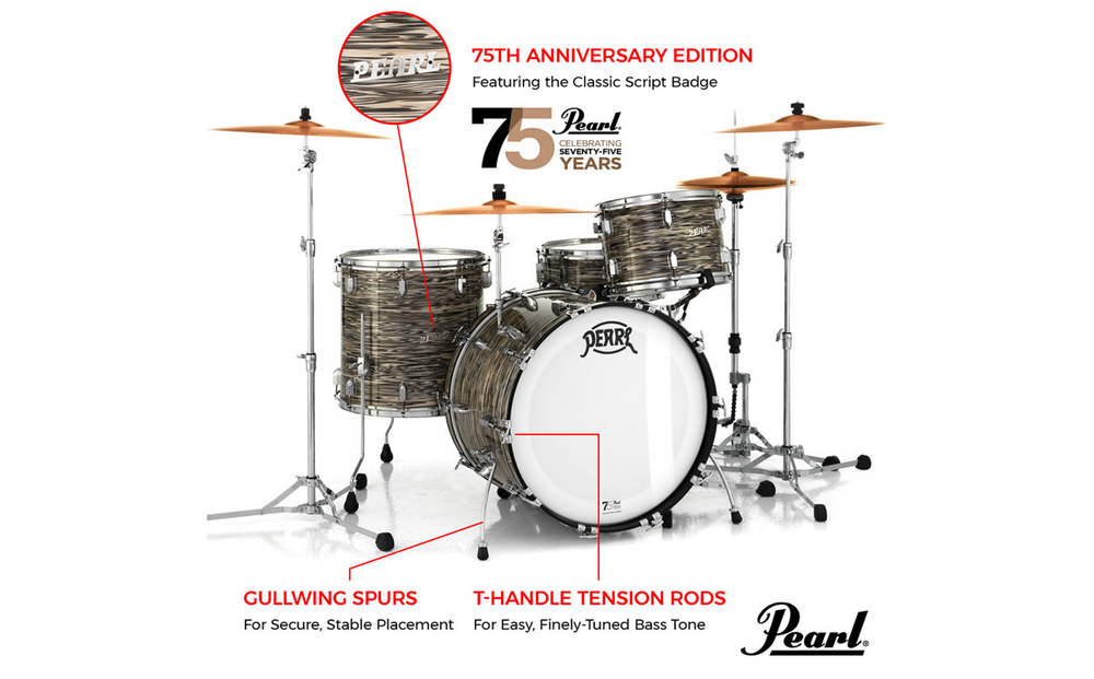 Pearl President DeLuxe 22 (Desert Ripple)