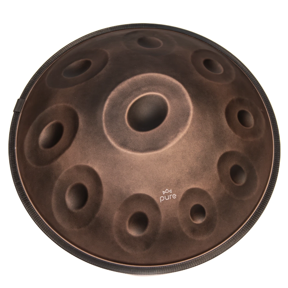 Pure Handpan Classic Energy Reverse Ding BRONZE 22" (56 cm) 10-notes  D-Kurd 