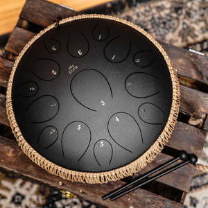 Pure Tongue Drum Pro 14" 15 tonów (C-Dur) BLACK