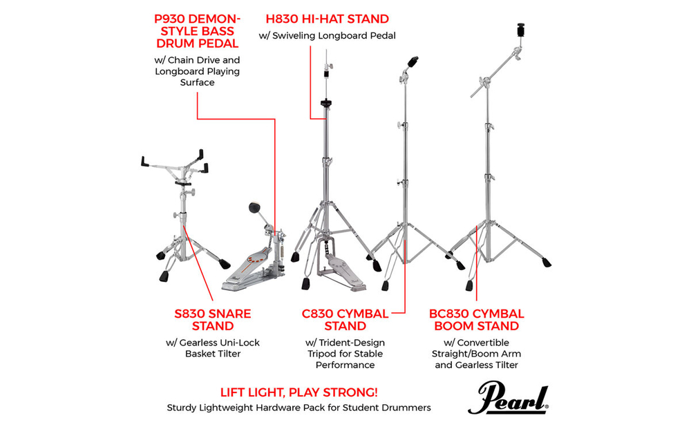 Pearl Decade Maple 22 Exotic Maple Limited + Hardware Pack HWP830