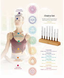 Meinl Zestaw 7 Kamertonów Czakrowych z Etui