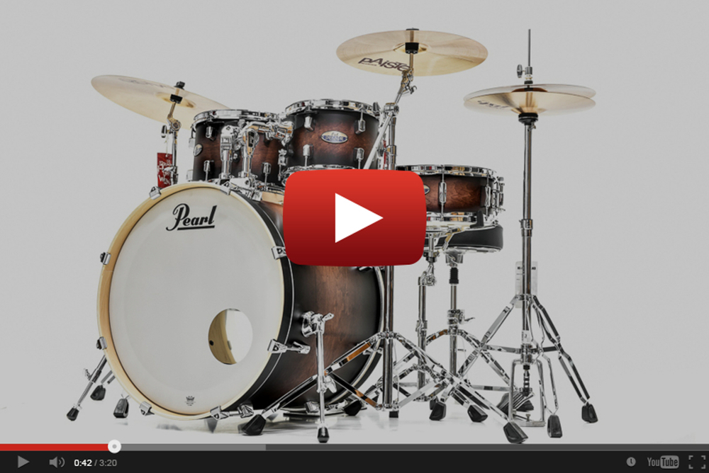 Pearl Decade Maple 22 (Satin Brown Burst)