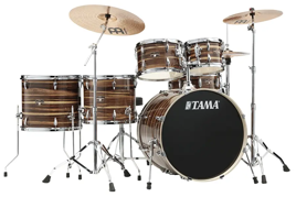 Tama Imperialstar 22 (Coffee Teak) + floor tom 14"