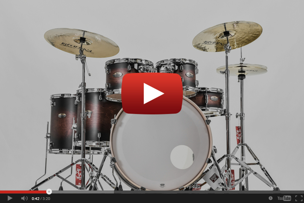 Pearl Decade Maple 22 (Satin Brown Burst) + Floor Tom 14