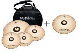Istanbul Agop XIST Set Brilliant + crash 18" + pokrowiec