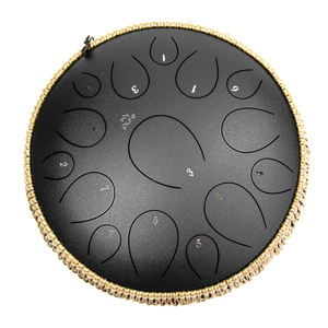 Pure Tongue Drum Pro 14" 15 tonów (C-Dur) BLACK