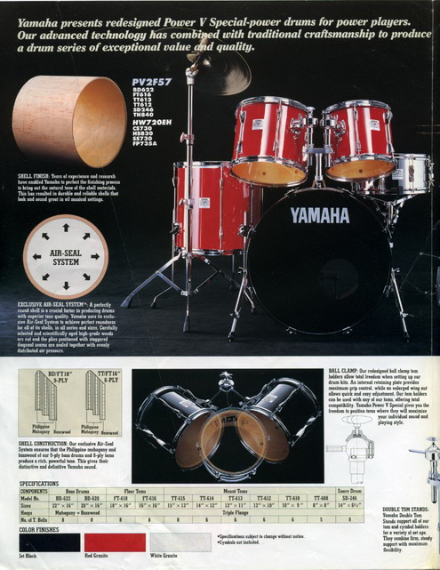 Yamaha Power Special 10 12 14 20 BLACK (UŻYWANA PERKUSJA Z GWARANCJĄ)