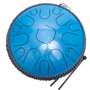 Pure Tongue Drum Lotus 14" 15 tonów (D-Dur) BLUE