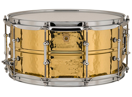 Ludwig Hammered Brass LB422BKT (Tube Lugs, Hammered) 14x6,5