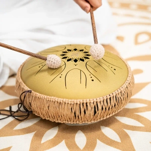 Meinl Sonic Energy Steel Tongue Drum 10" Gold MOSTD3G