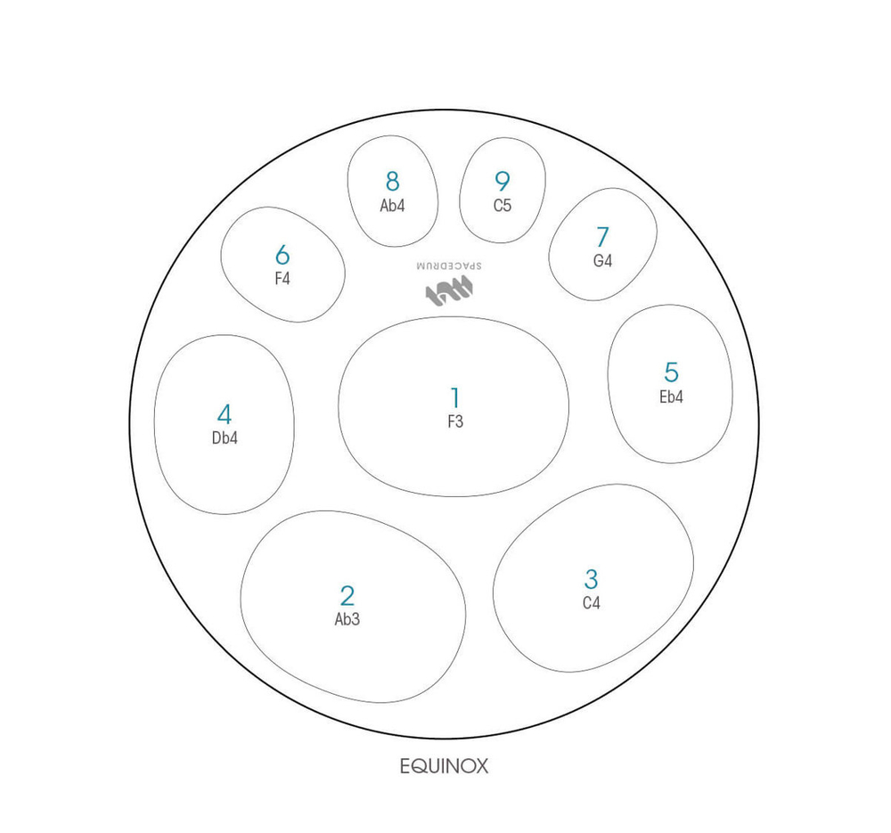 Spacedrum Handpan Evolution Equinox 432Hz 