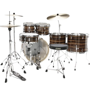 Tama Imperialstar 22 (Coffee Teak) + floor tom 14"