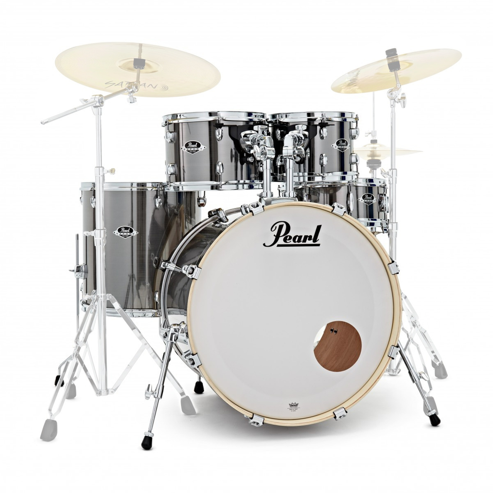 Pearl Export 22 Rock (Smokey Chrome) Shell set