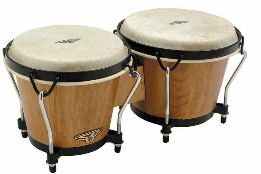 Latin Percussion CP Traditional Bongos, Dark Wood