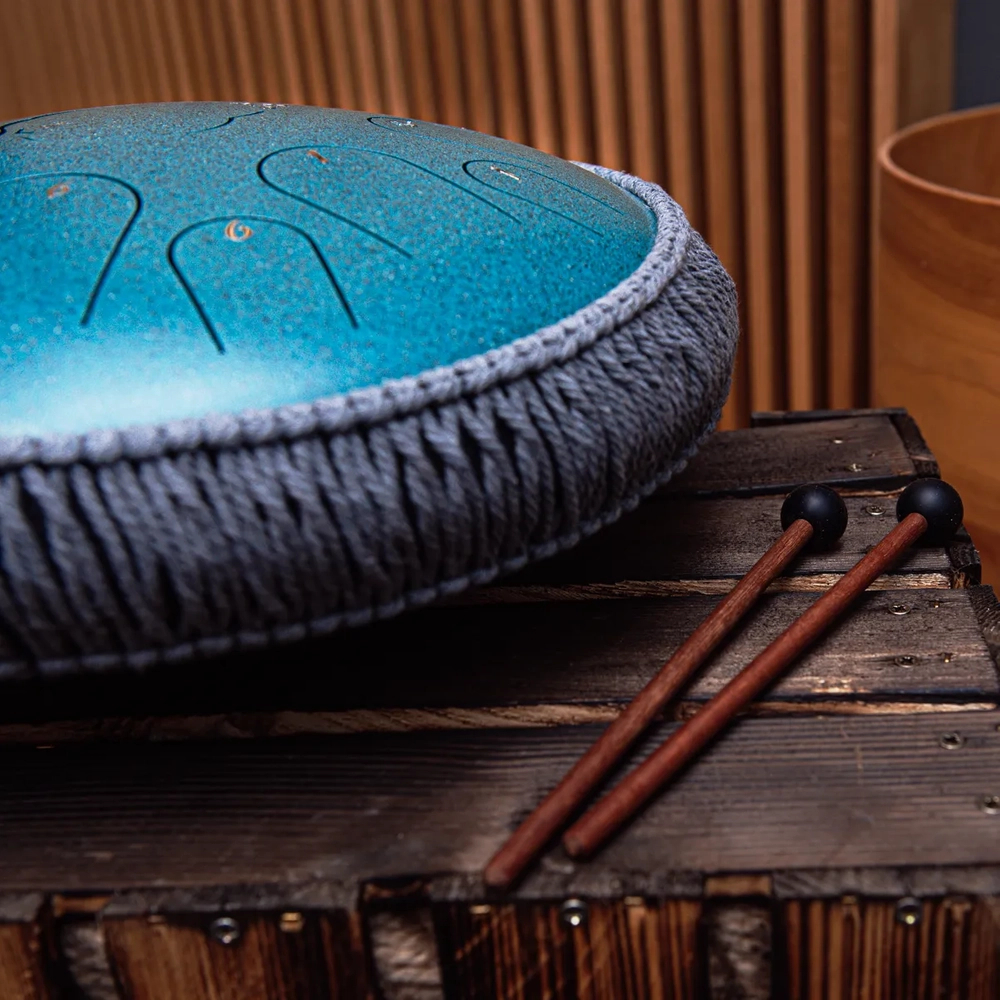 Pure Tongue Drum Lotus 14" 15 tonów (D-Dur) MALACHITE