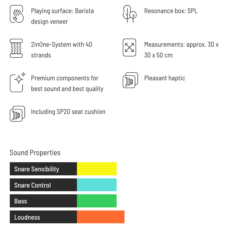 Schlagwerk CP410 2inOne Barista Cajon
