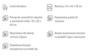 Schlagwerk TA3 - torba pokrowiec na cajon