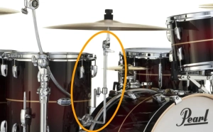 Pearl CHB75CA uchwyt talerza do obręczy bębna basowego