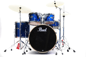 Pearl Export 22 Fusion (Electric Blue) + Hardware Pack