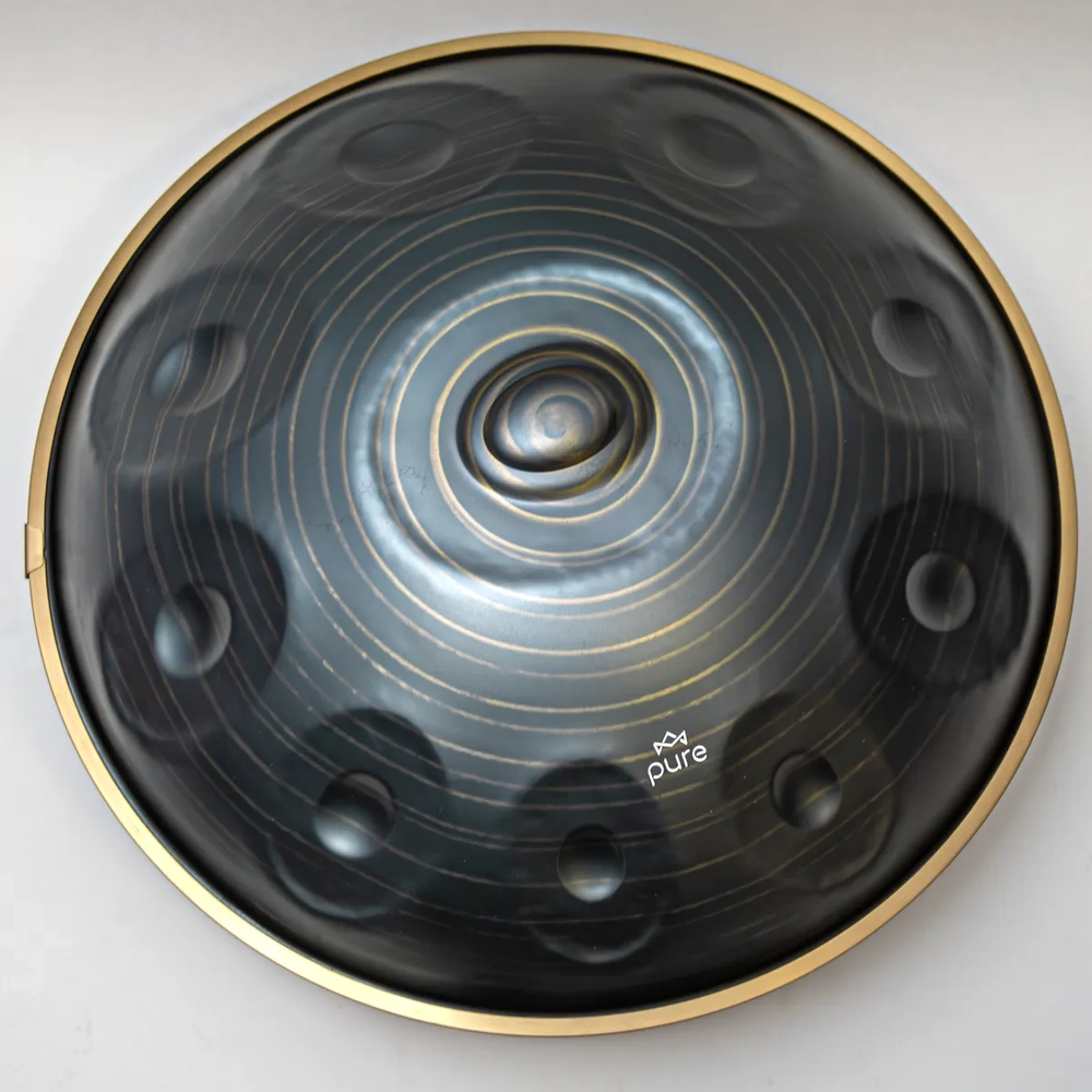 Pure Handpan Natural Harmony Pro Mystic  22" (56 cm) 10-notes  D-Kurd 