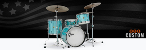 Gretsch Broadkaster Classic Hardware 24 + werbel kolor Gold Dusk