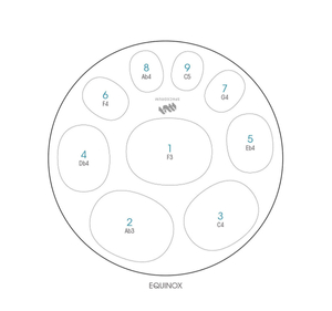 Spacedrum Handpan Evolution Equinox 432Hz 