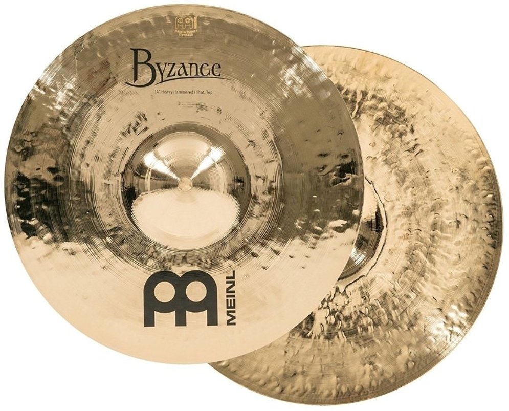Meinl Byzance Brilliant Heavy Hammered Hi-hat 14