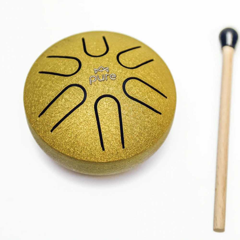 Pure Pocket Tongue Drum 3" 6 dźwięków - kolor: GOLD