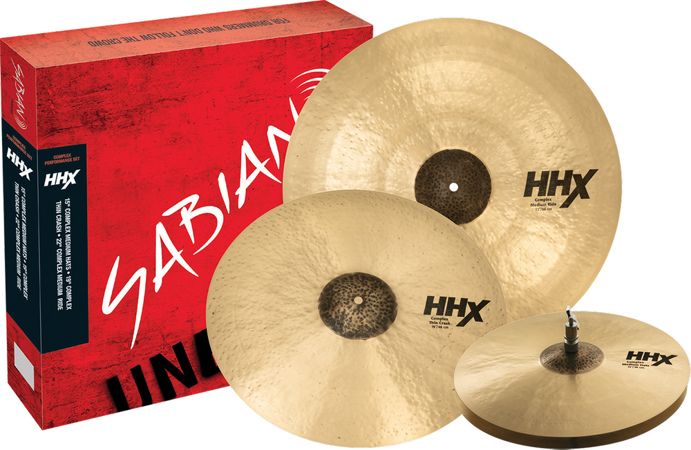 Sabian HHX Complex Performance Set 15, 19, 22