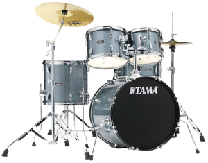 Tama Stagestar na 20 + talerze Meinl + Stołek (Sea Blue Mist)