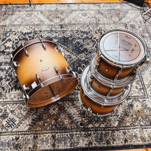 Perkusja Pearl Masters MCT 10 12 16 22 w kolorze Satin Natural Burst (UŻYWANA PERKUSJA Z GWARANCJĄ)