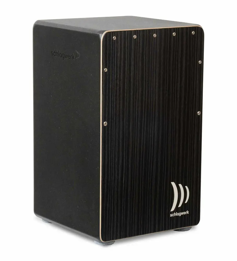 Schlagwerk CP91 Cajon Rudiments Hard Coal Stripes L