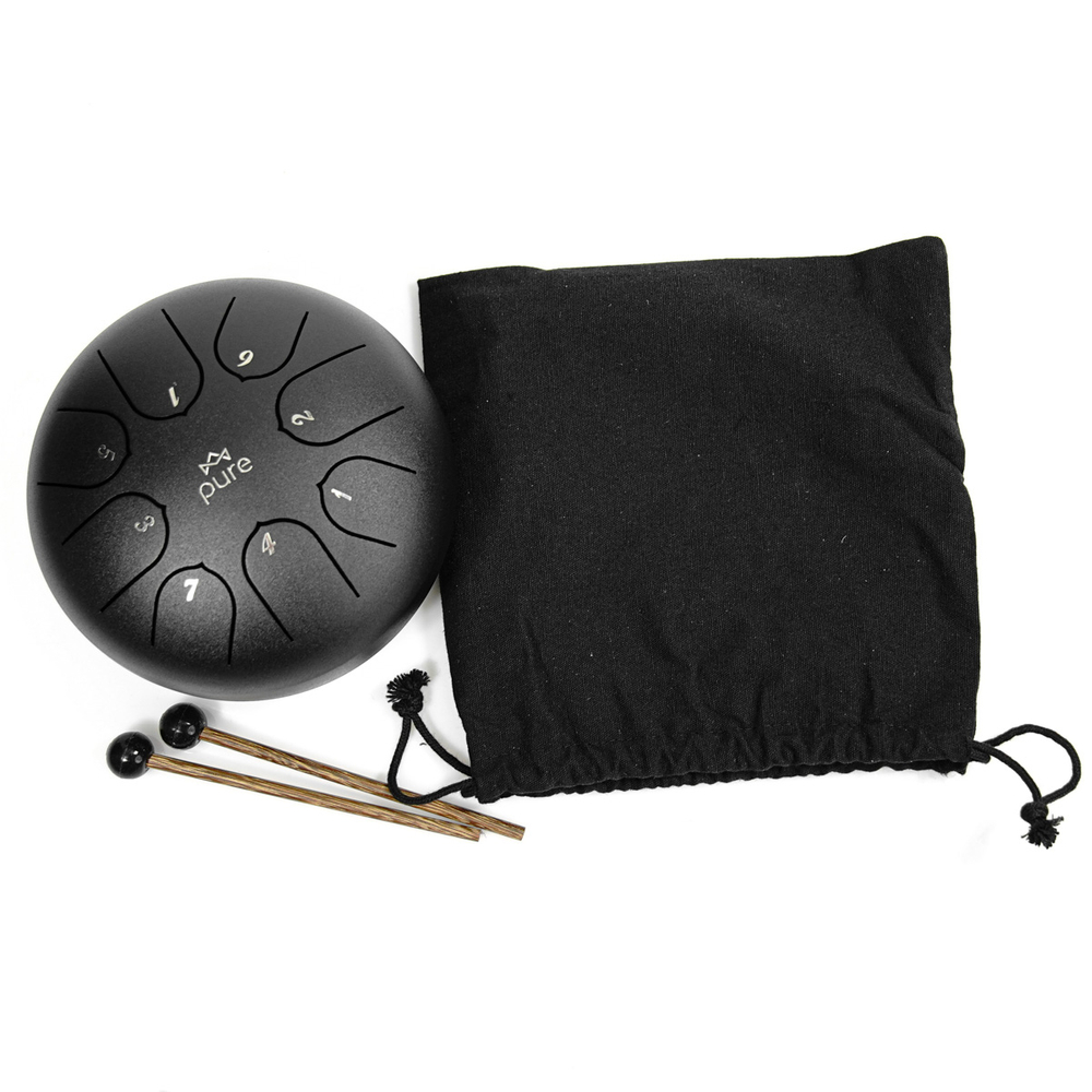 Pure Tongue Drum Pro Mini 6" 8 tonów (C-dur) BLACK 