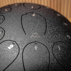 Pure Tongue Drum Pro 12" 13 tonów (C-Dur) CHARCOAL 