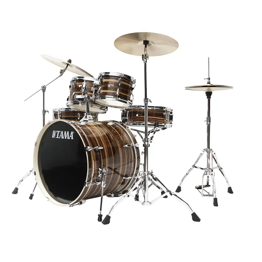 Tama Imperialstar 22 (Coffee Teak) + floor tom 14"