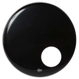 DrumParts Resonant Black 22 (with Hole)